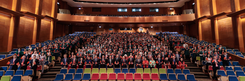 HKU Holds National Day Flag-Raising Ceremony to celebrate the 76th Anniversary of the founding of the People's Republic of China